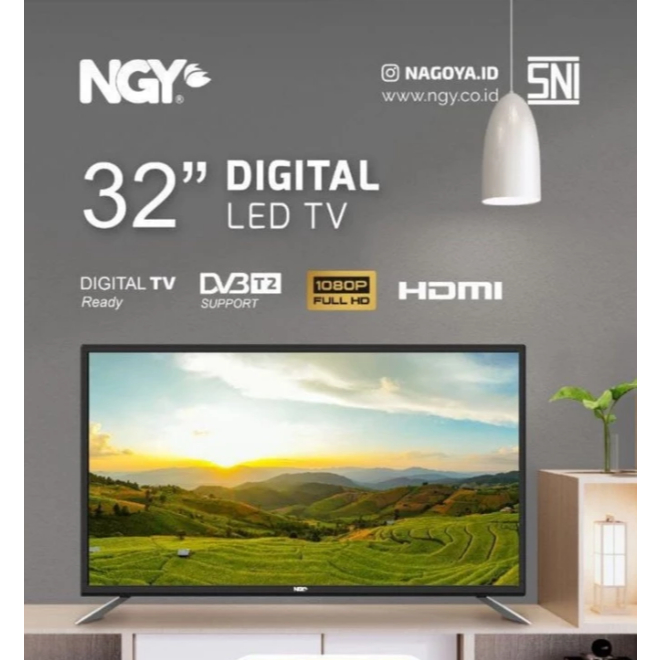NAGOYA LED TV 32INCH DIGITAL HDMI NGY 3208