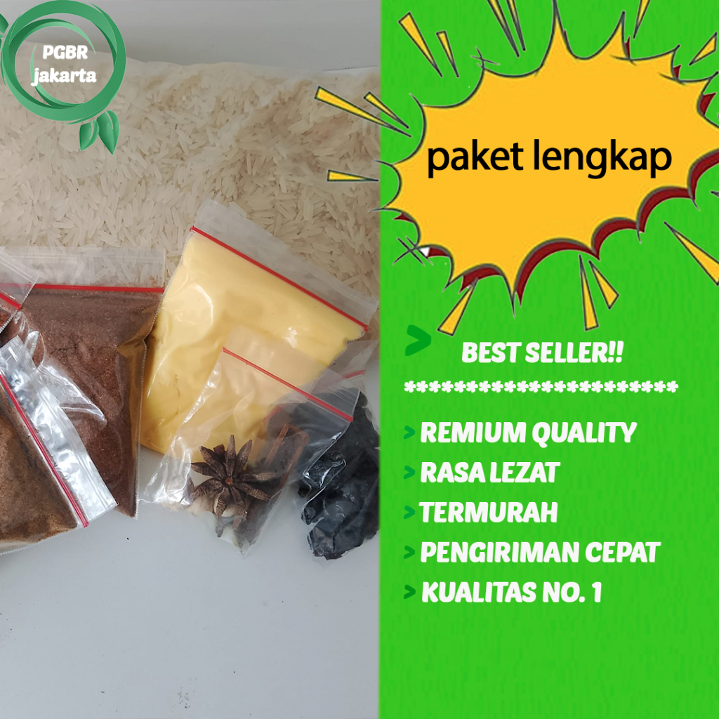 

paket hemat 500gram nasi kebuli komplit rempah daun kari margarin kismis Grosir
