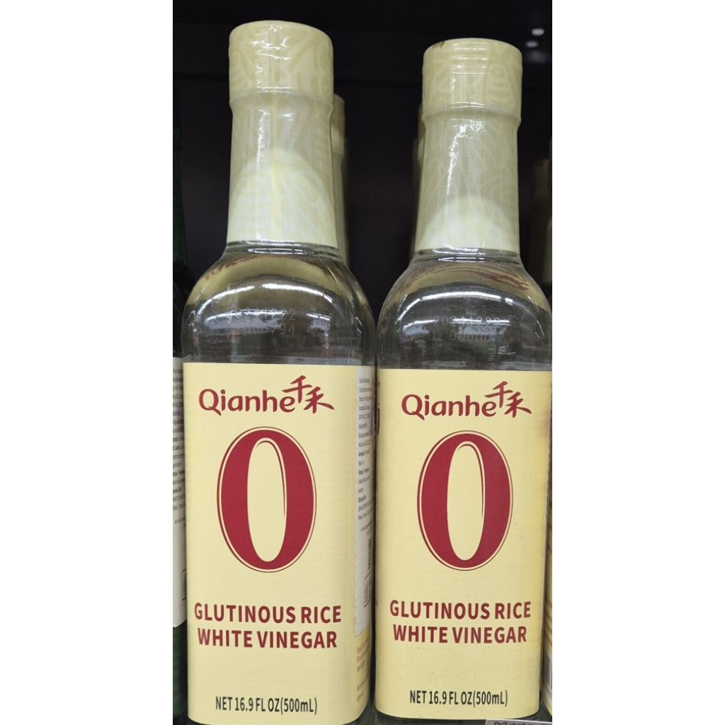 

Cuka Dari Beras Putih QIANHE O Glutinous Rice White Vinegar 500ml - HK.