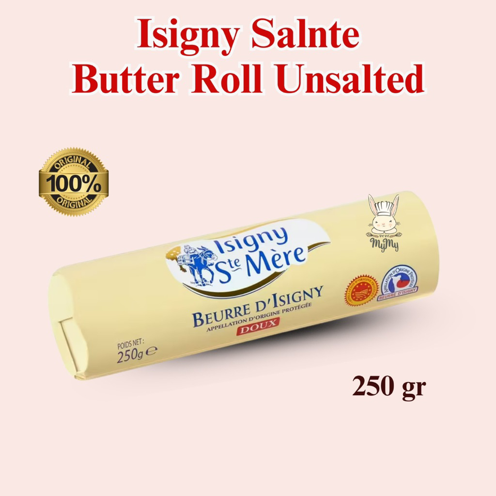

Butter Roll Unsalted Isigny Salnte 250 gr