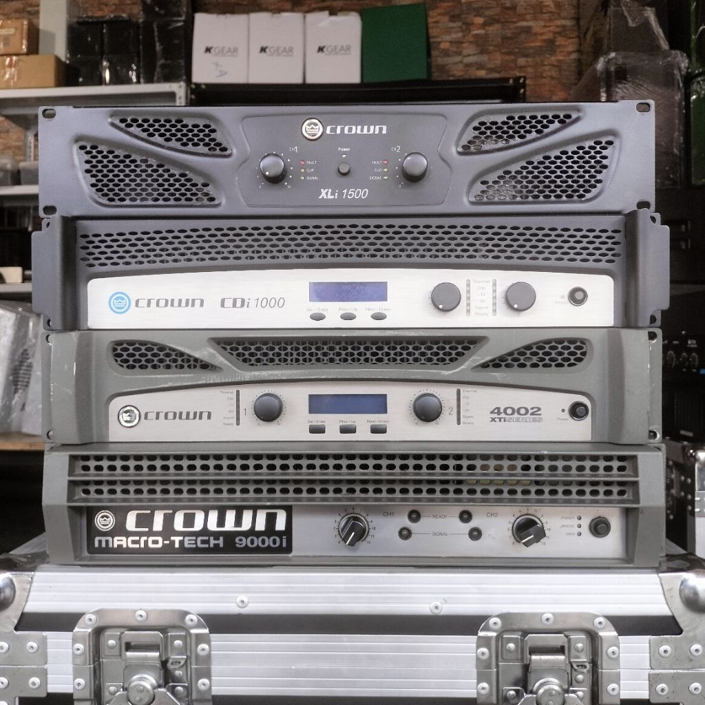 Crown Power Amplifier Original Product Second Like New