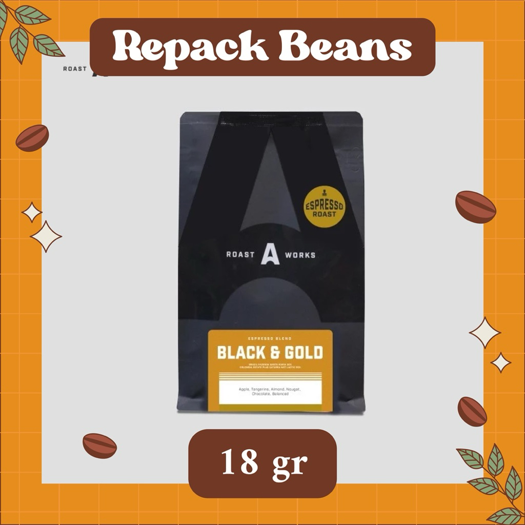 

[REPACK BEANS 18gr] Black & Gold “A Roastworks”