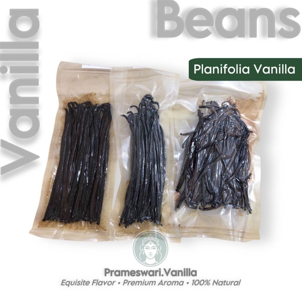 

Prameswari Vanilla Planifolia – Organic A, B, & C Grade (Paket Hemat)