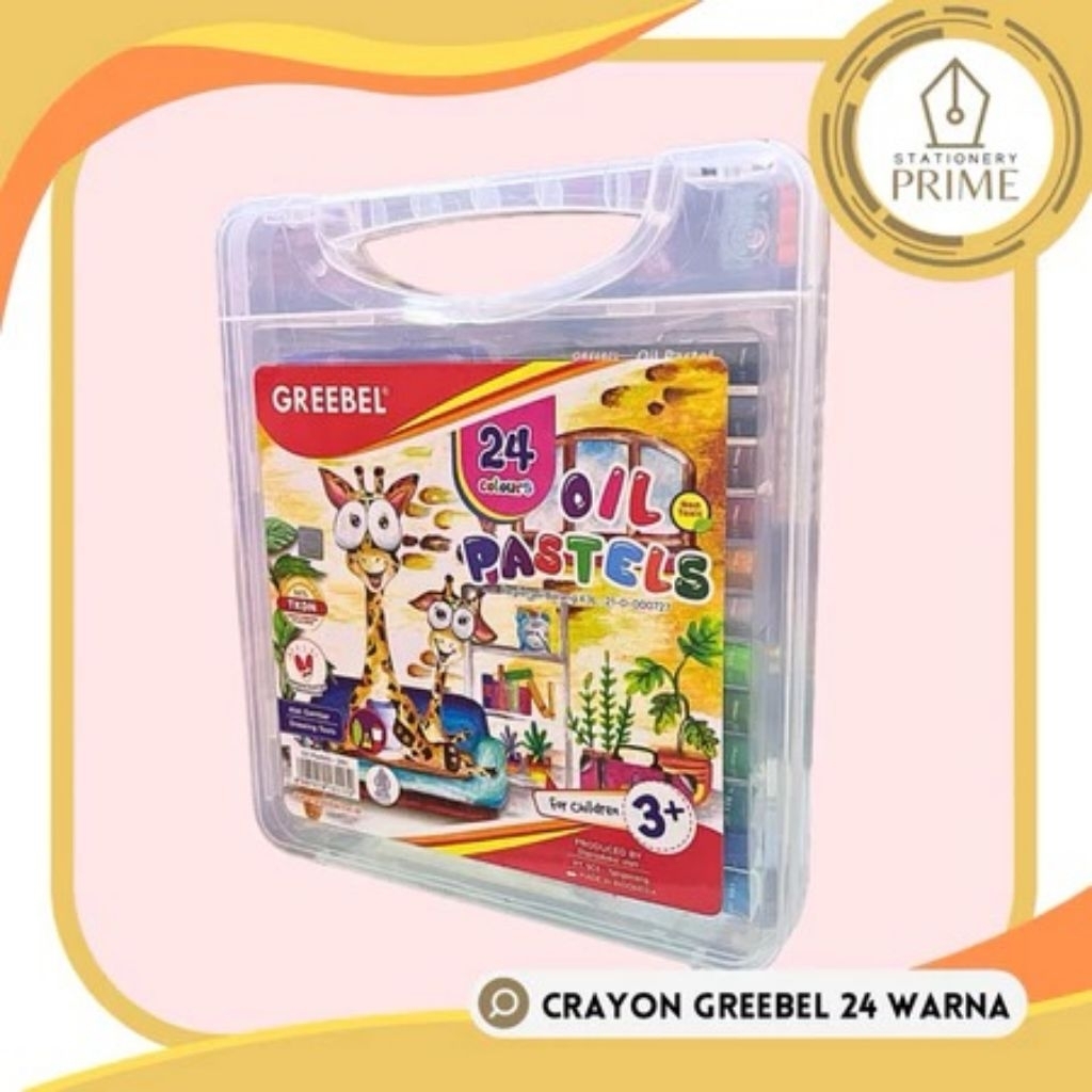 

Crayon Greebel Oil Pastels 24 warna