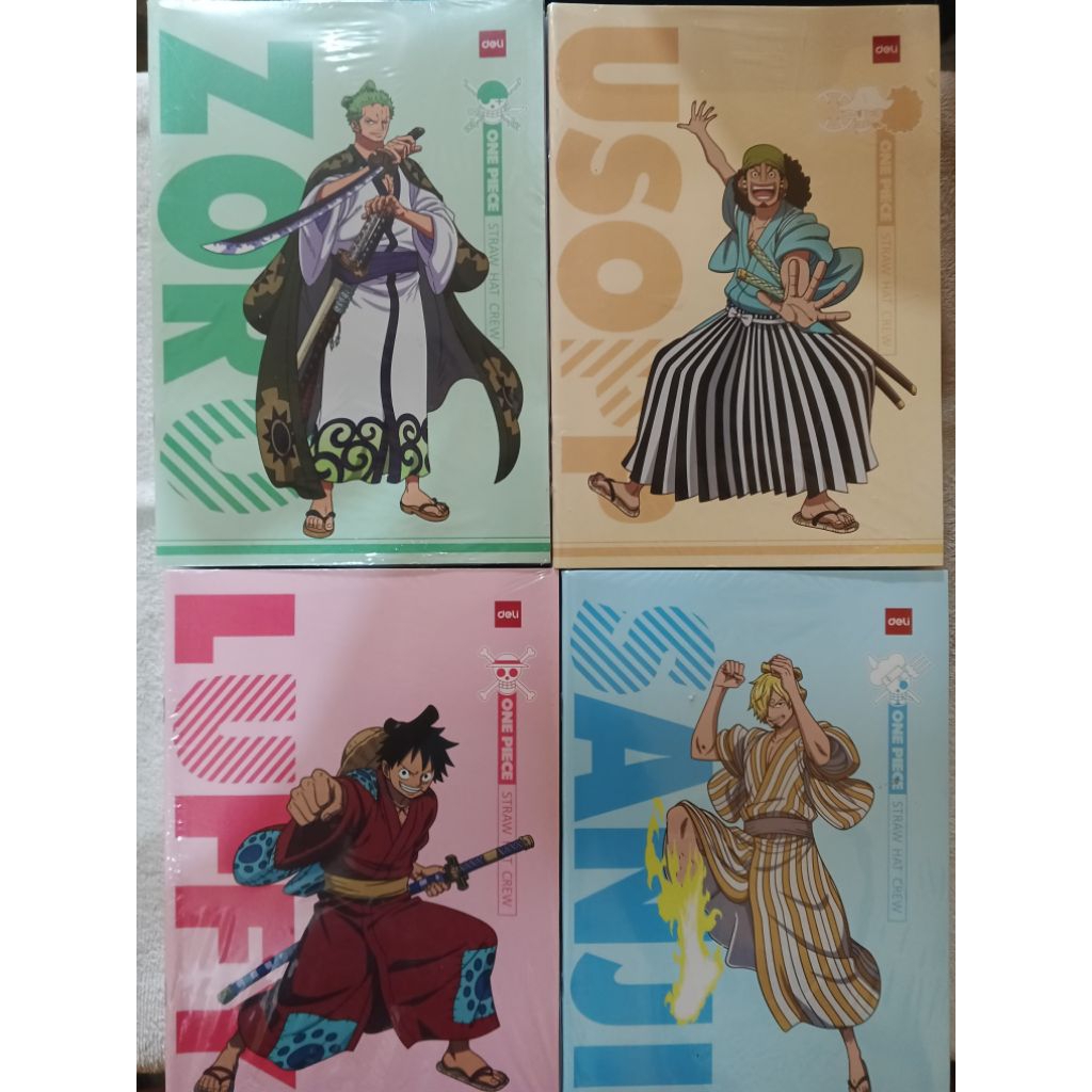 

Buku Tulis Boxy Deli One Piece Series 42 Lembar (10pcs) 1 pak buku sekolah besar B5 Anime Import
