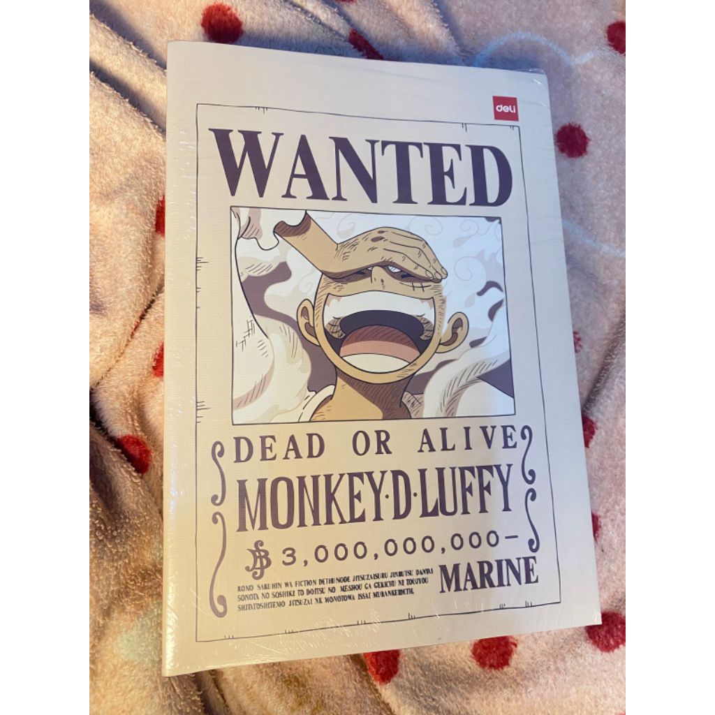 

Buku Tulis Boxy B5 DELI One Piece Wanted 42 Lembar 10Pcs, Buku Sekolah Import Tebal 1Pak Besar