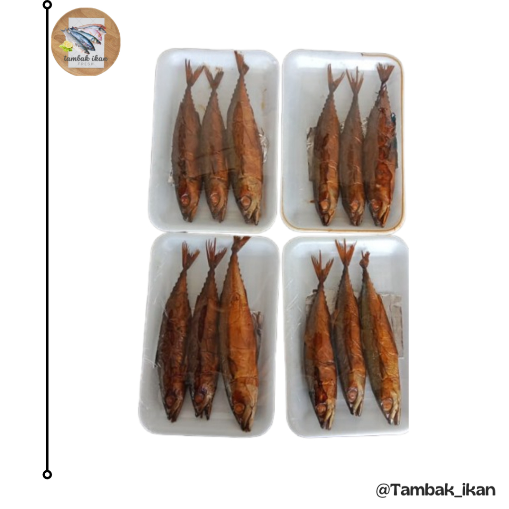 

Ikan Asap Salem / Ikan salem asap perpack siap kirim