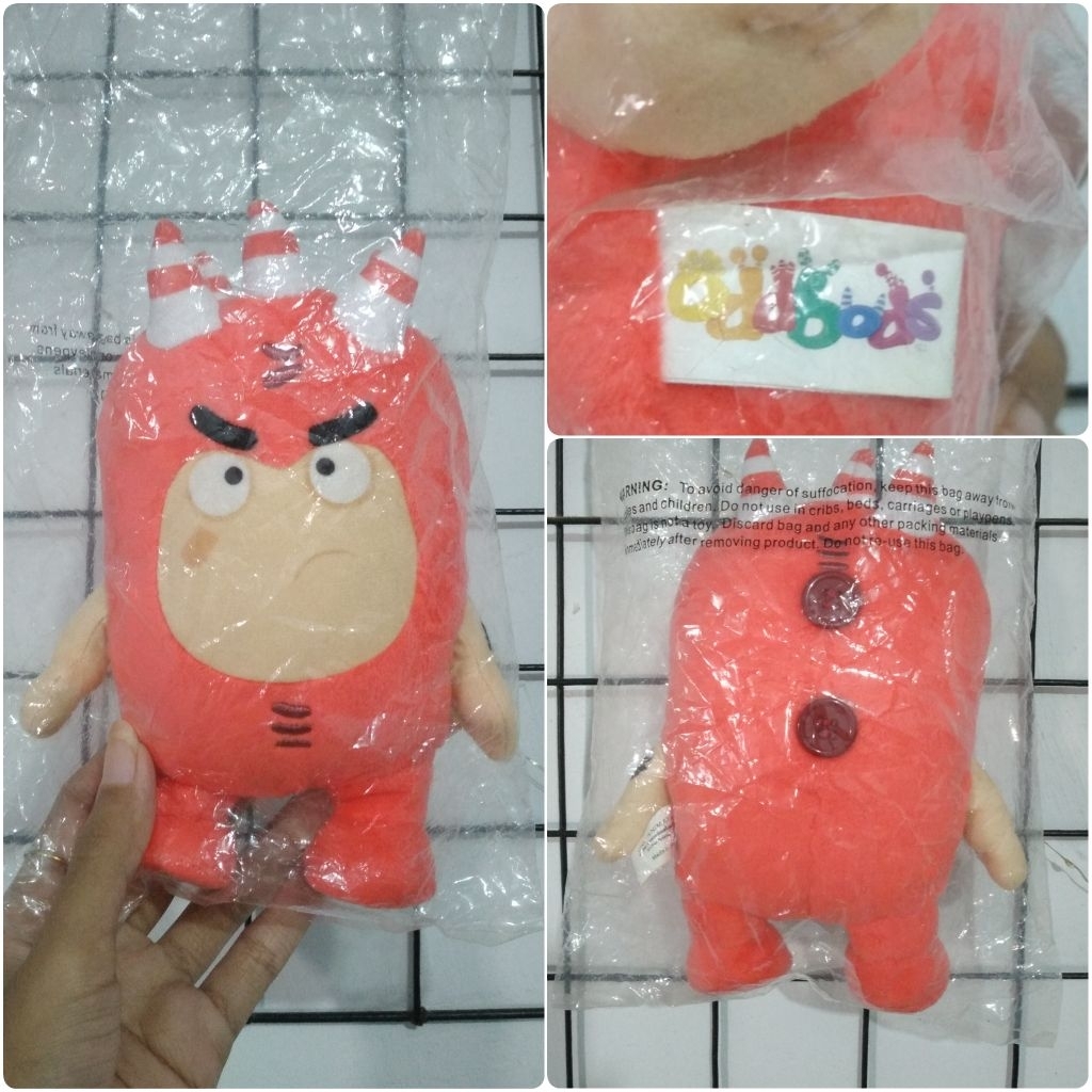 [READY] Boneka Oddbods Merah Original Brand - oddbods original 20cm
