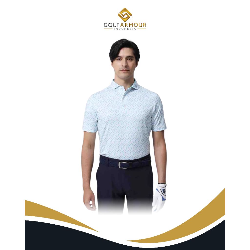 T-SHIRT FLOWER PRINT POLO PXG | SHIRT GOLF