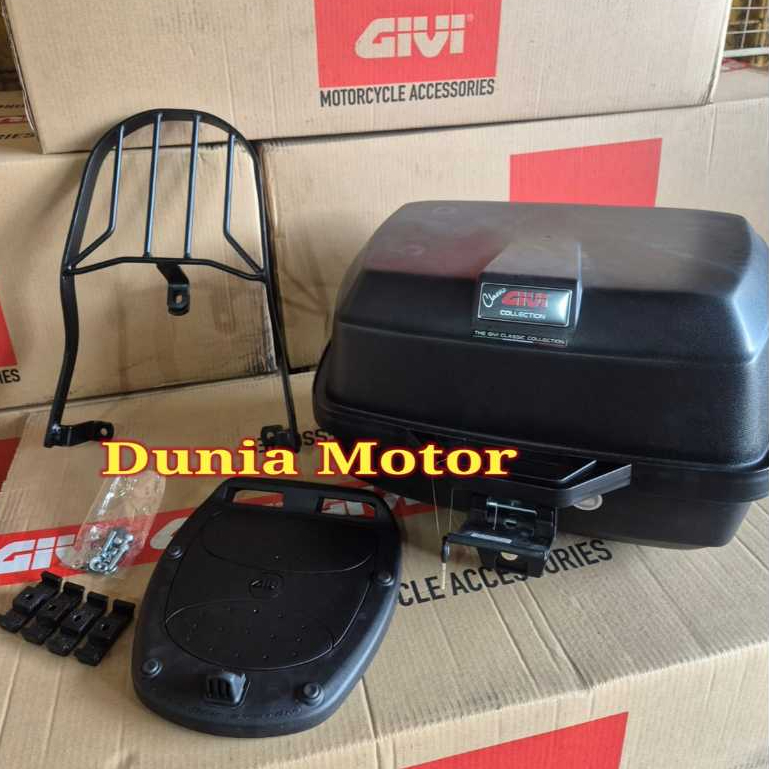 Paketan box givi e20 dan breket vixion - byson - cb150 - nmax - pcx - adv -mio -beat -vario 110 125 