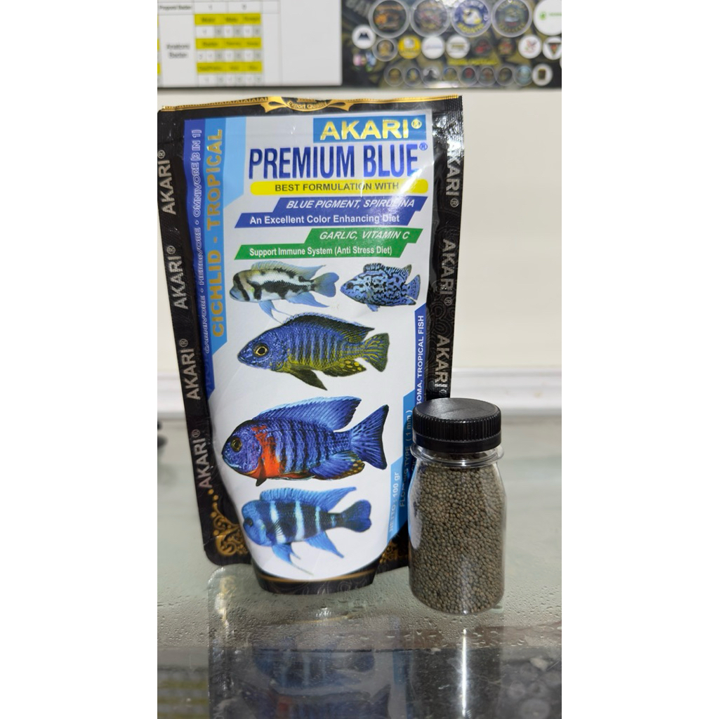 Pelet Channa Akari Premium Blue 1mm