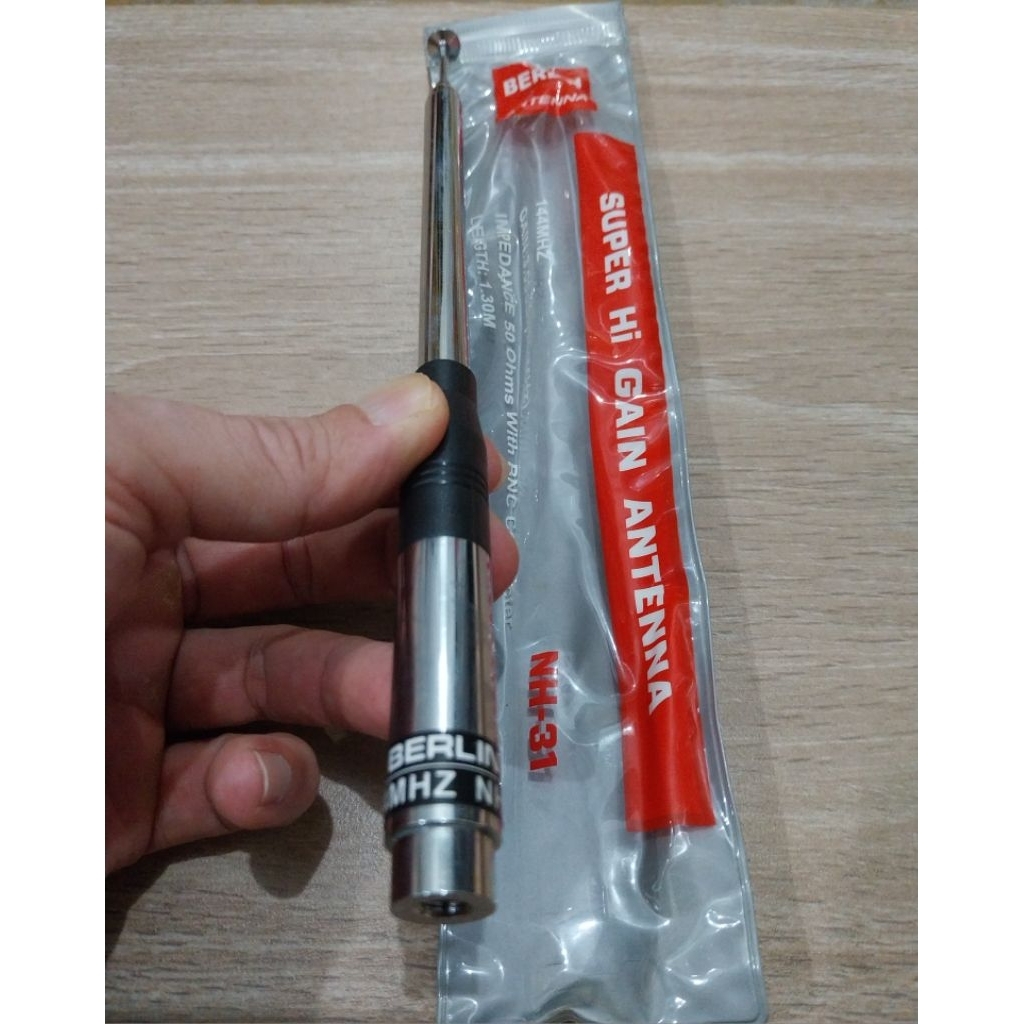 antena ht jarak jauh super stik NH31 MALE VHF cocok buat scom fc8 fc10 pro voxter t10 uv w8 weirwei 