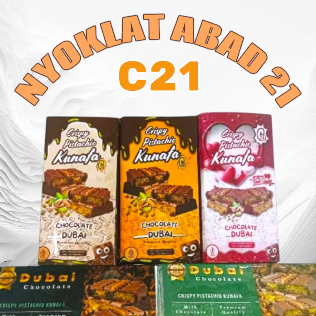 

C21 COKLAT VIRAL ABAD 21 RAINBOW 240GR DUBAI CHOCOLATE PECINTA NYOKLAT VIRAL