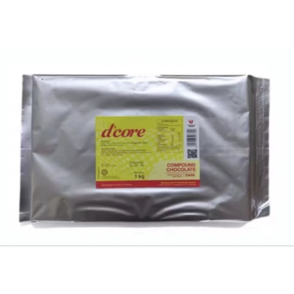 

Colatta DCore Dark Chocolate Compound 1kg - Cokelat Batangan Serbaguna untuk Baking & Dessert