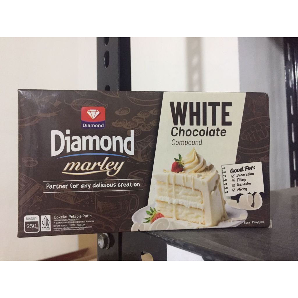 

[oddsolshop] pekanbaru/Diamond Marley White Chocolate Compound 250GR Cokelat Putih Coklat