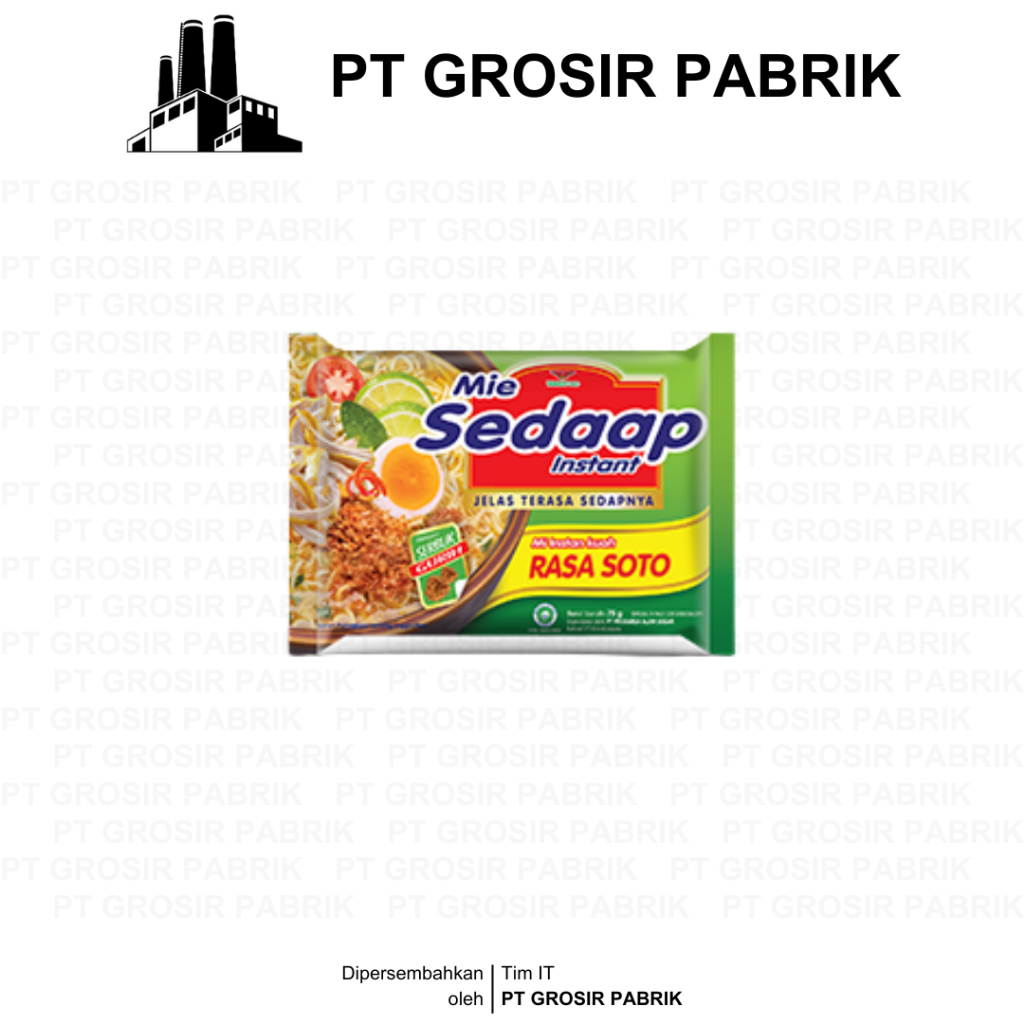 

Mie Sedap Soto 75g | Mie Sedaap Termurah
