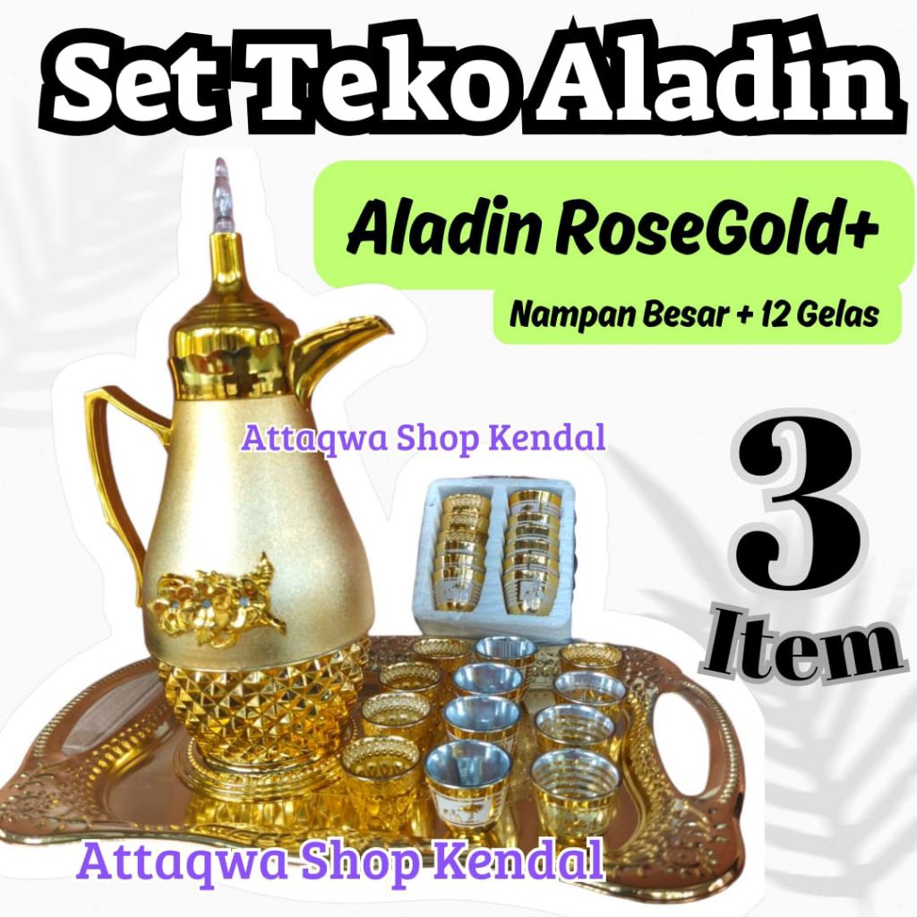 Set Teko Arab Sultan 3 Item Set Teko Aladin