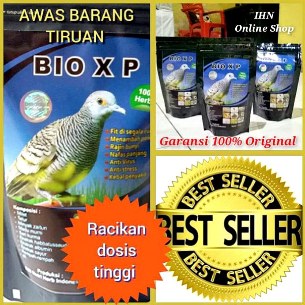 PAKAN BURUNG PERKUTUT LOMBA / PERKUTUT BANGKOK / VITAMIN NUTRISI BURUNG PERKUTUT / BIO XP