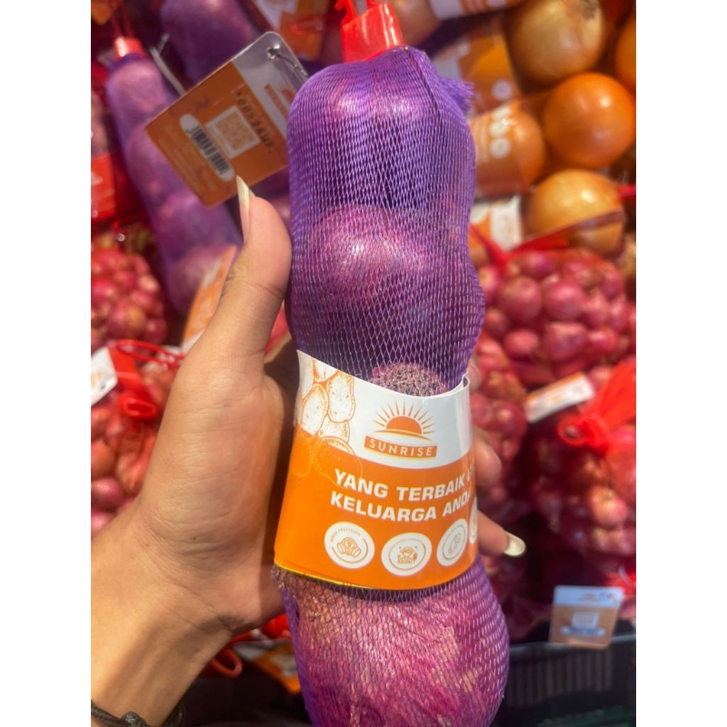 

Bawang Bombai Merah Sunrise 500 Grm