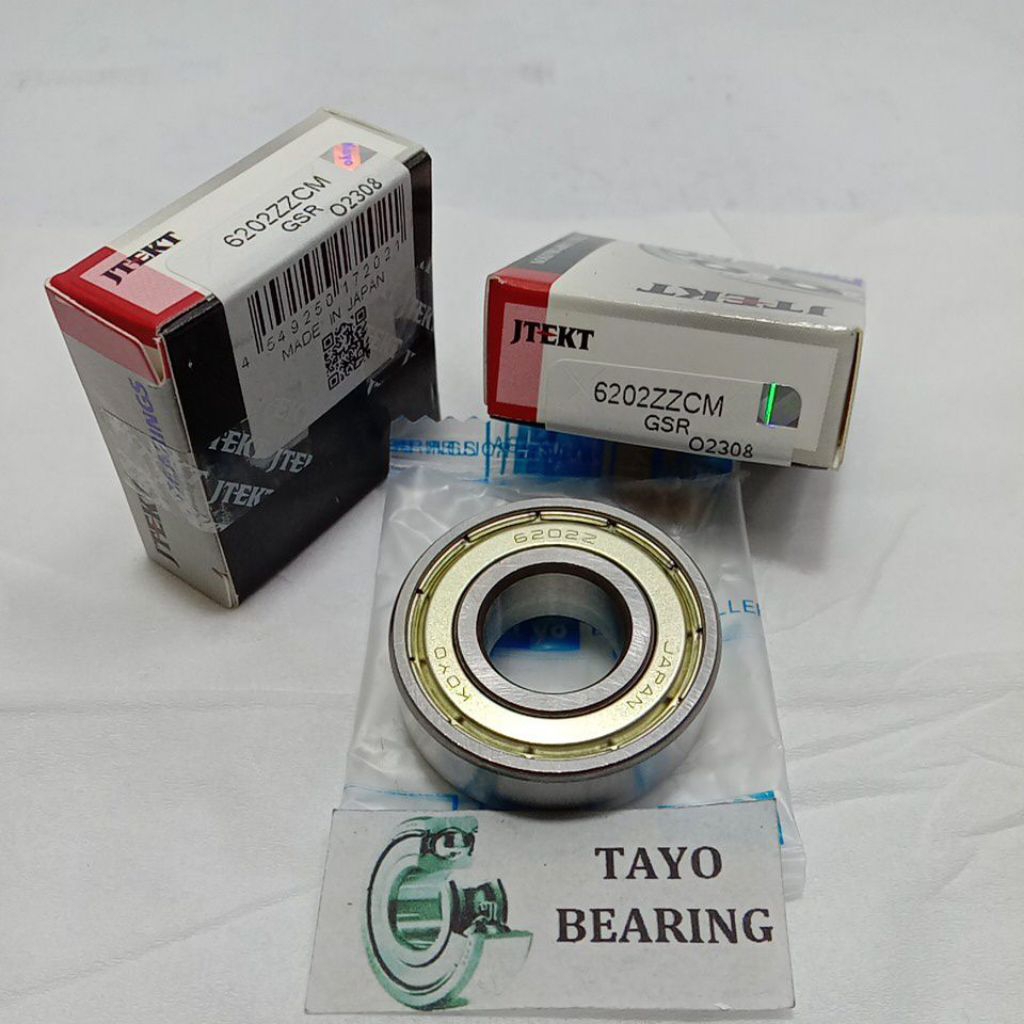 BEARING 6202 ZZ KOYO LAHER 6202ZZCM KOYO Size 15X3511MM
