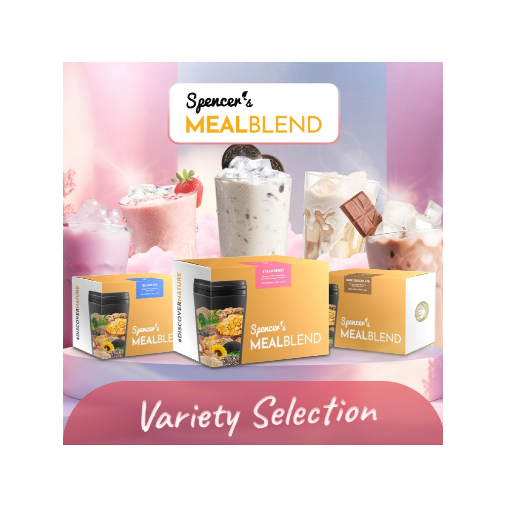 

Spencer's MealBlend Meal Replacement - Minuman Diet Sehat, Plant-Based Protein, Chia Seeds