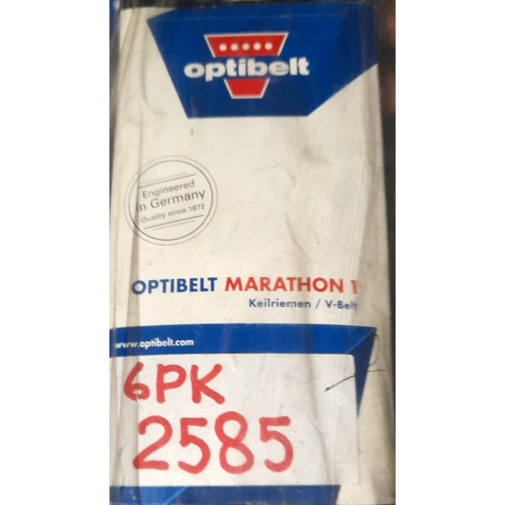 FAN BELT MERCEDES/FORD/HYUNDAI/CARENS 6PK-2585 OPTIBELT-MADE IN GERMANY