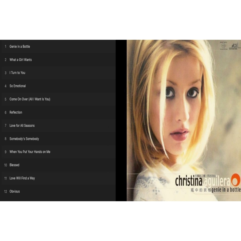 christina aguilera album vcd christina aguilera 1999