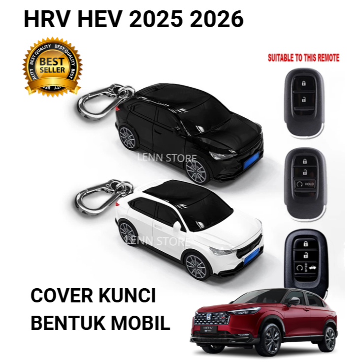 Cover Sarung Kunci Remote Miniatur Diecast Mobil HONDA HRV HYBRID 2025 2026