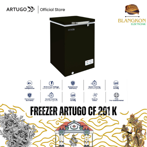 ARTUGO Chest Freezer 210L | CF 201 K / CF 201K / CF201K