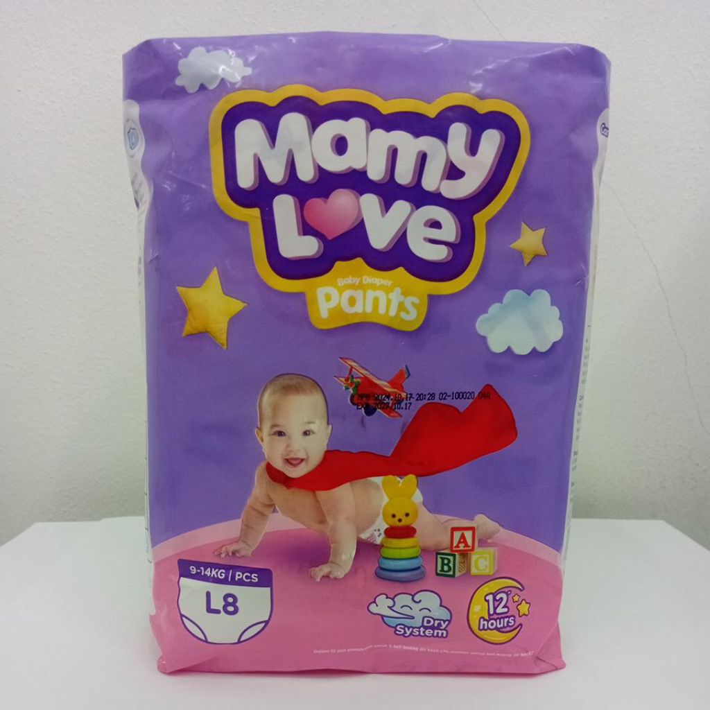 MAMY LOVE - PAMPERS PANTS BABY L 8pcs