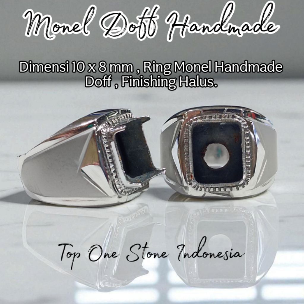 [TOS] RING MONEL DOFF PERSEGI / KOTAK