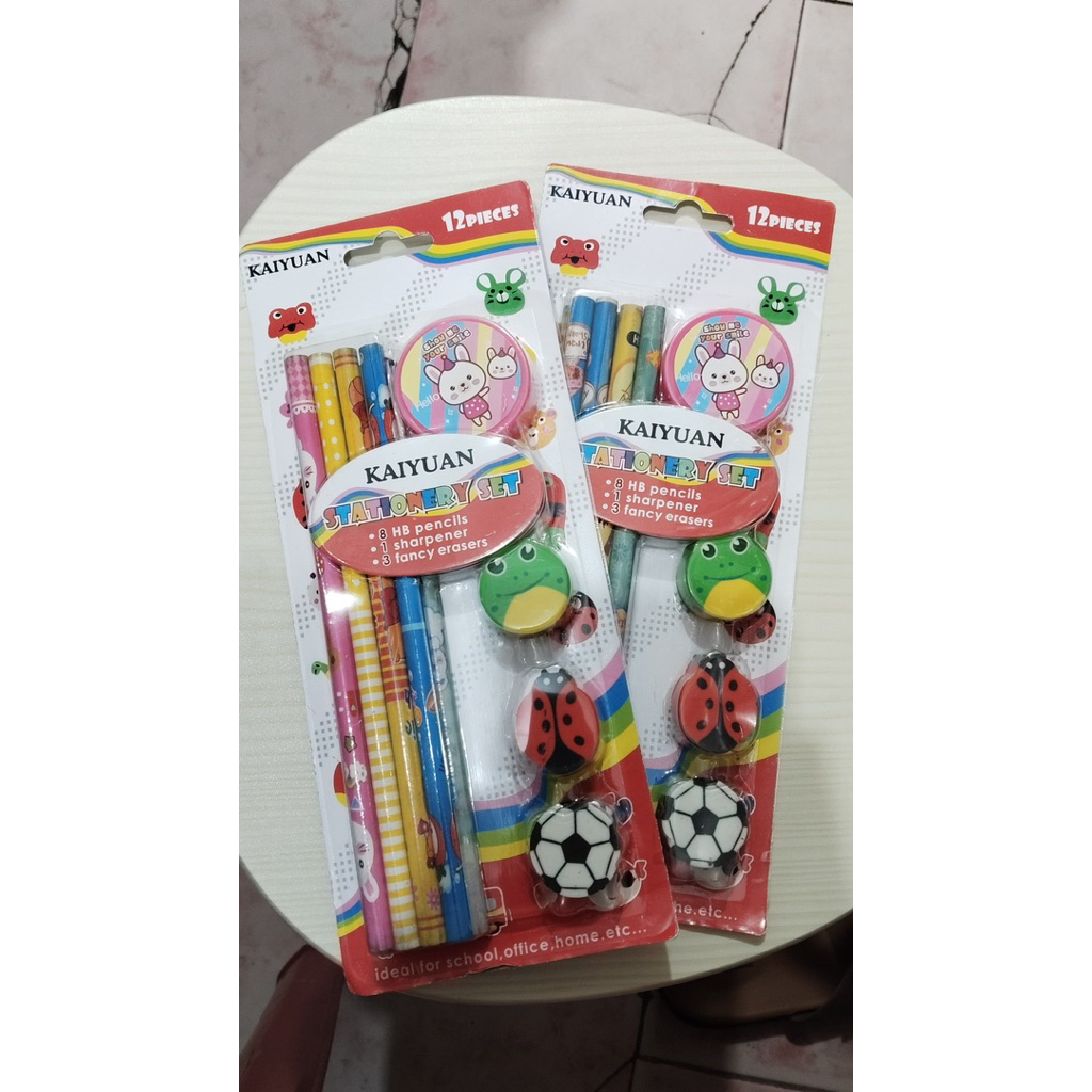 

Pensil SET karakter fancy lengkap rautan dan penghapus(8 pensil 1 rautan 3 penghapus)