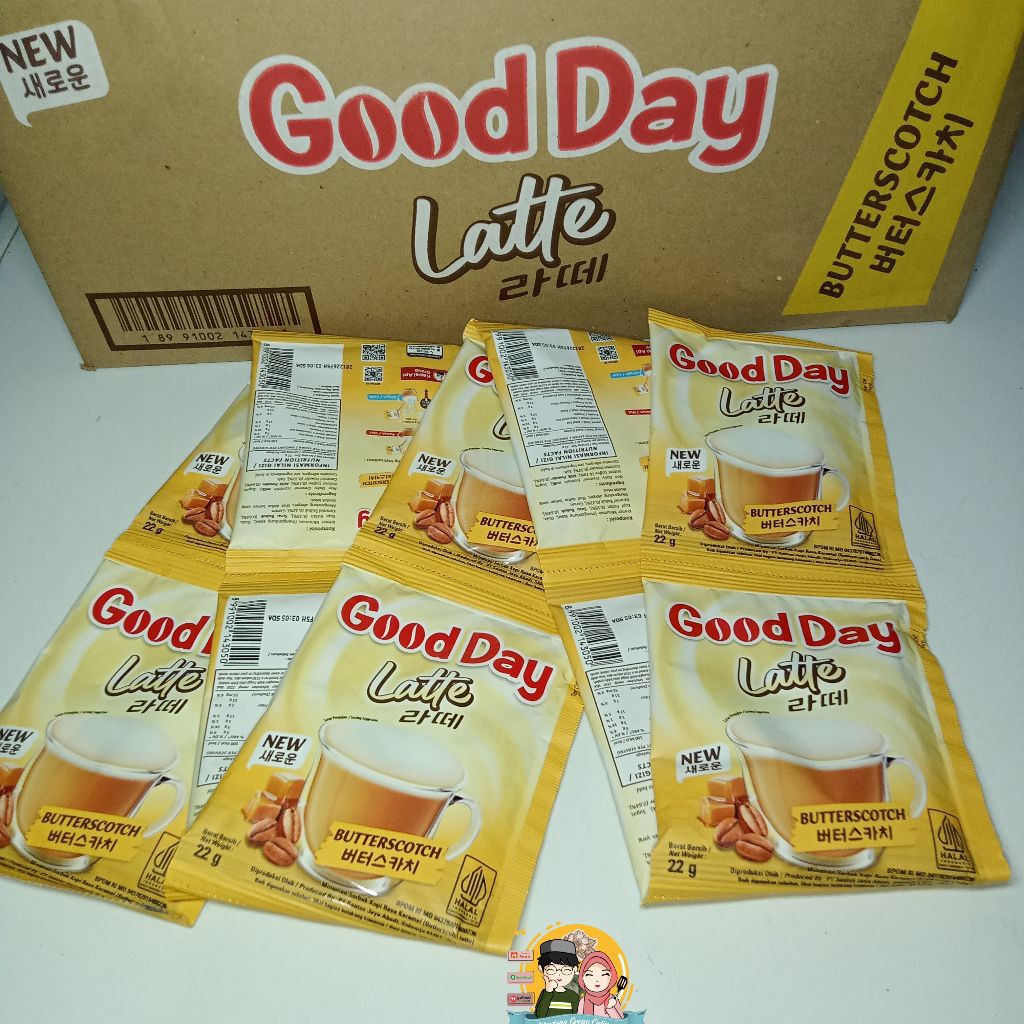 

BARU ! Good Day Latte Butterscotch 22gr 1 Renceng Isi 10sachet