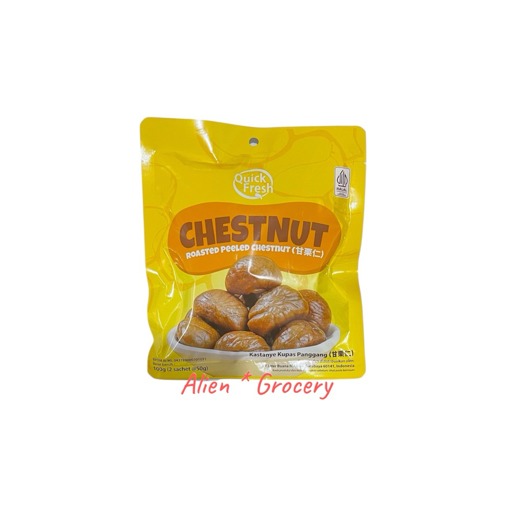 

QUICK FRESH CHESTNUT Roasted Peel 100gr
