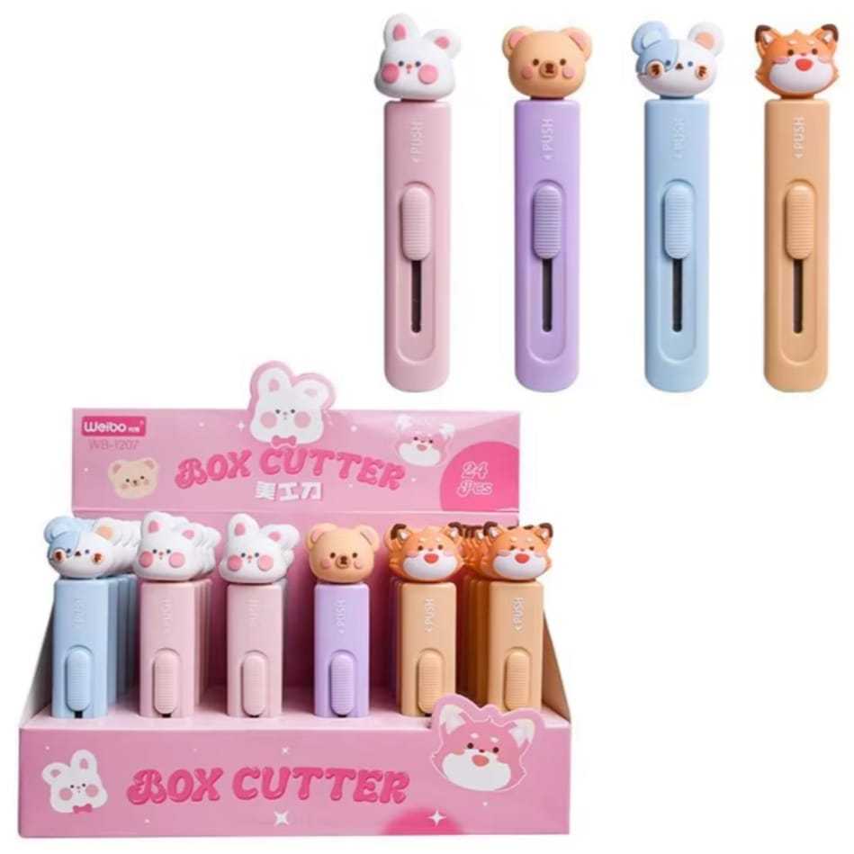 

CUTTER KARAKTER WB-1207 LND / CUTTER MINI MOTIF KARAKTER LUCU / PISAU KERTAS KECIL SILET KATER ANAK