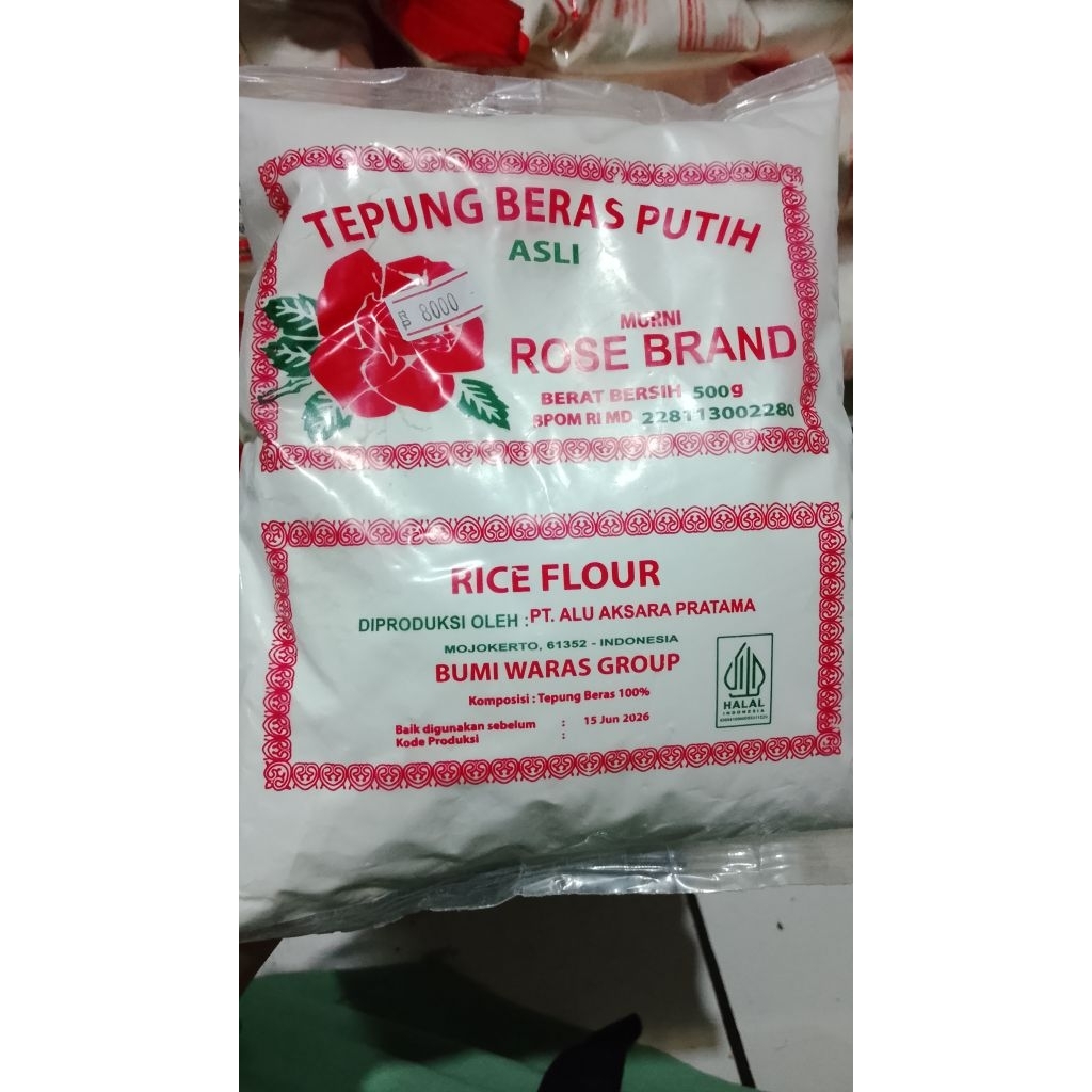 

Tepung Ketan Putih / Tepung Tapioka / Tepung Beras Putih