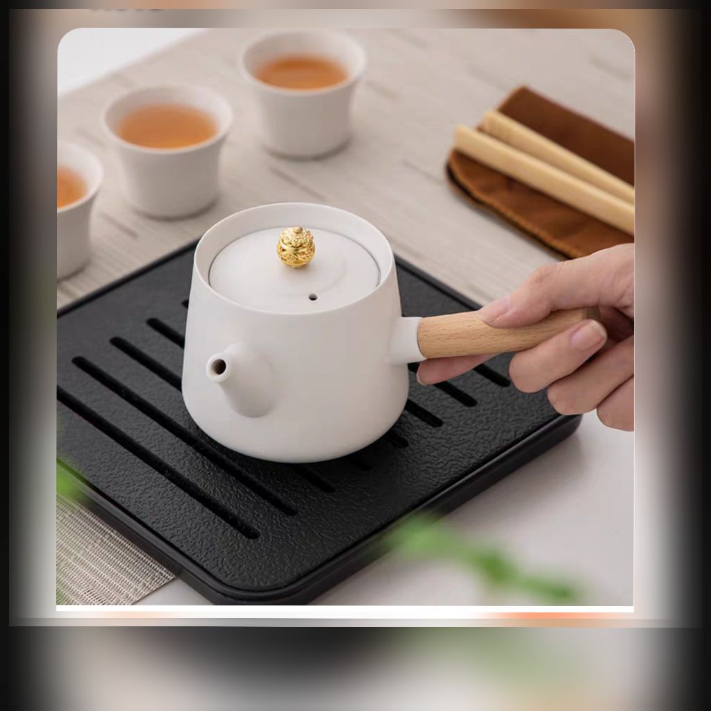 Set teh Kung Fu Jepang, teko keramik rumah tangga,