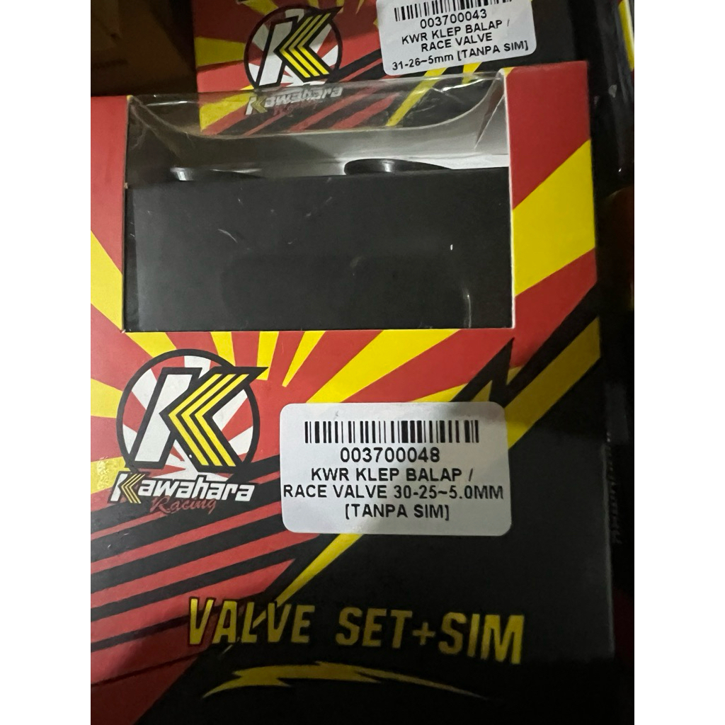 klep kawahara 30/25 batang 5 tanpa sim 30-25