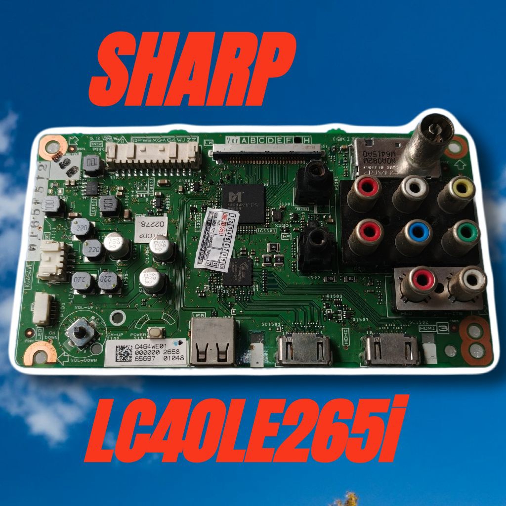 mainboard tv sharp lc40le265m - motherboard tv sharp lc40le265m - mb tv sharp lc40le265m - mobo tv s
