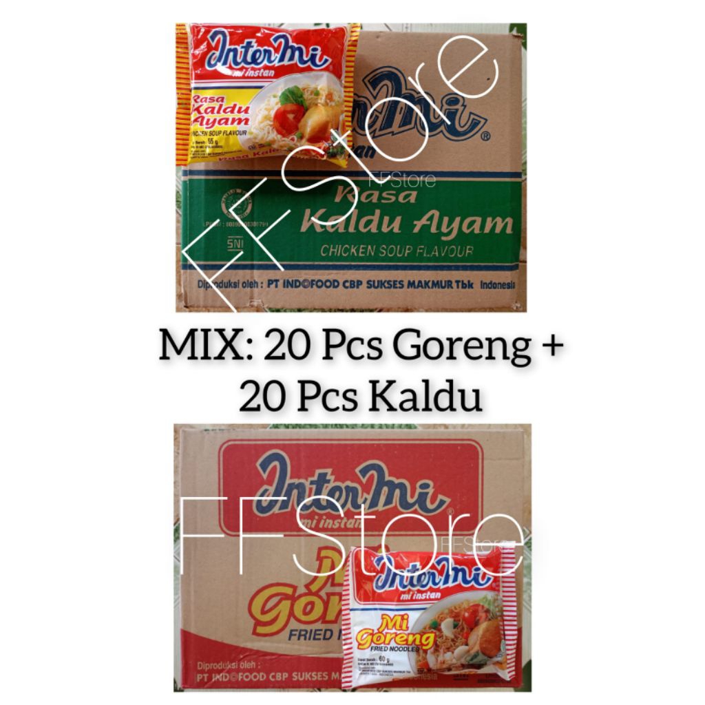 

INTERMI Khusus MIX 1 Dus isi 40 Bks