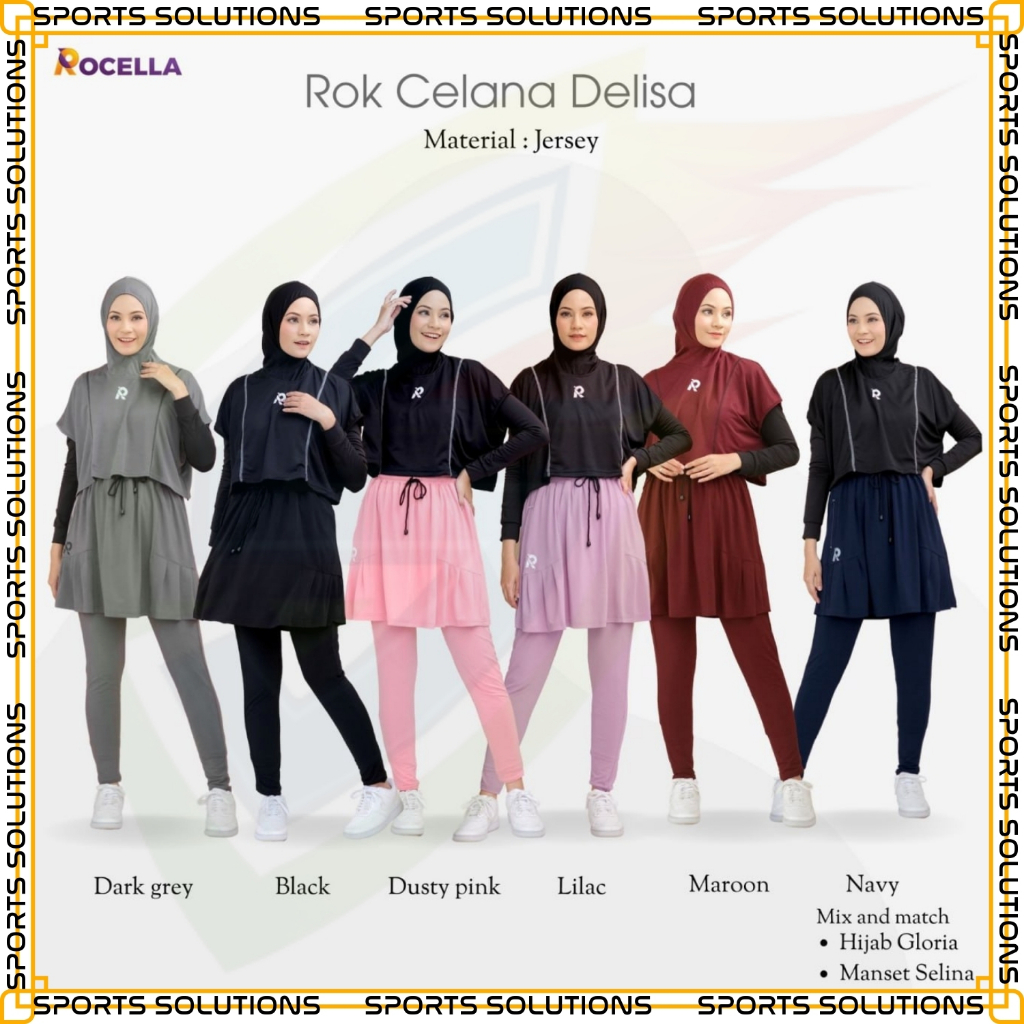 ROK CELANA MUSLIMAH - ROK OLAHRAGA TERLARIS - CELANA SENAM ROK - CELANA ROK OLAHRAGA TERLARIS - LEGG