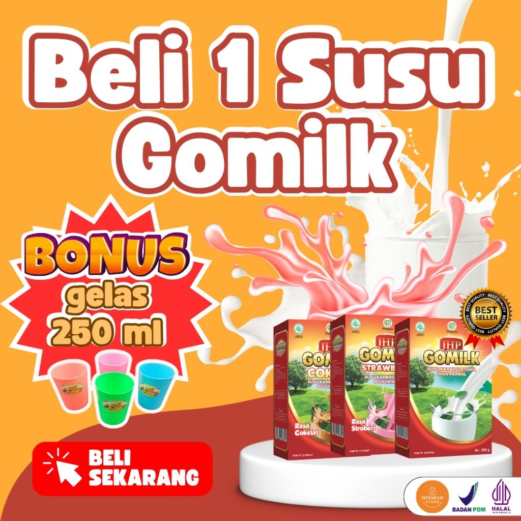

Susu Kambing Etawa Gomilk 200gr – Susu Bubuk Enak Varian Original Coklat Stroberi