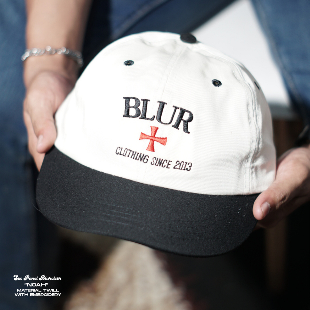six panel / topi / caps blurcloth - noah