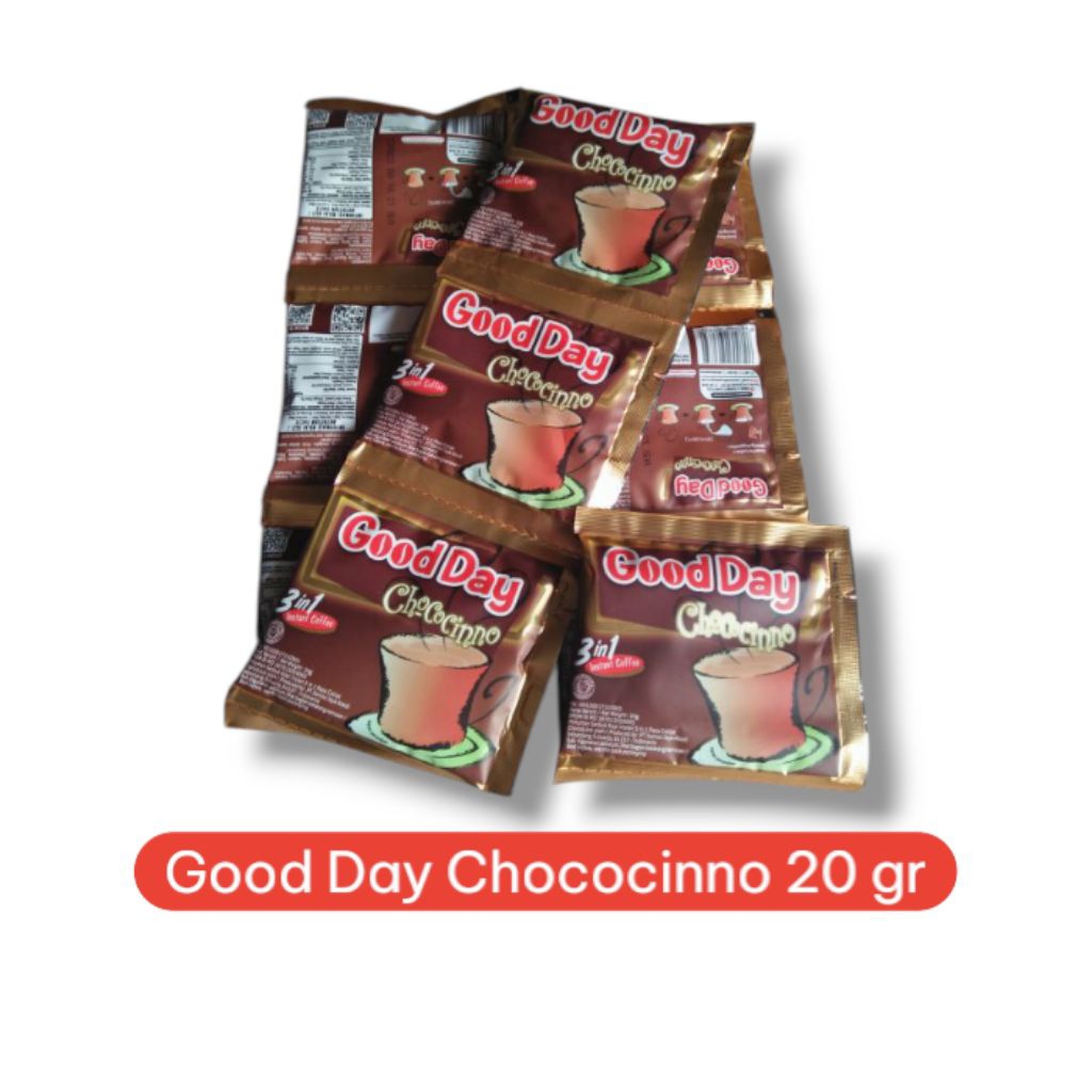 

Good Day Chococinno Renceng (10 Sachet) – Kopi Instan Cokelat Creamy & Manis Nikmat