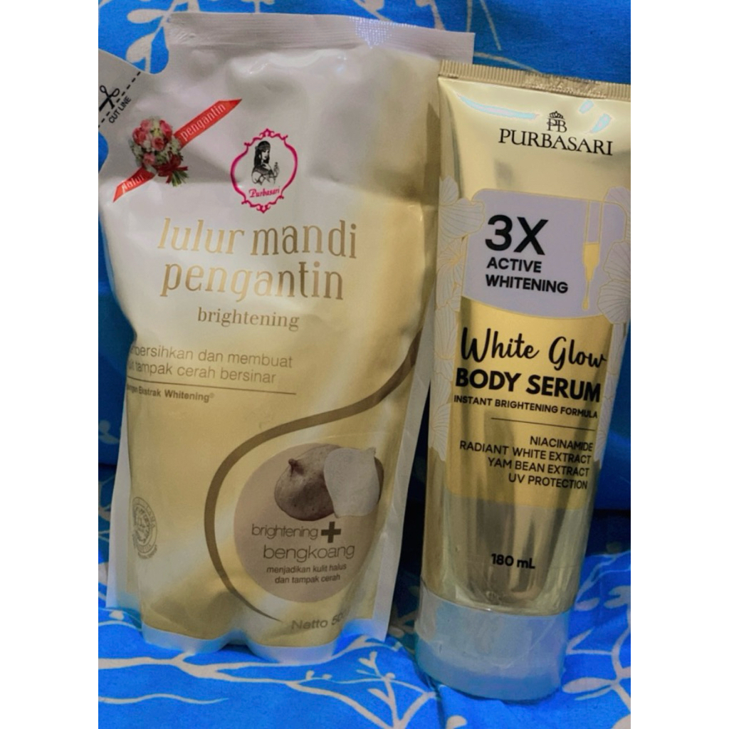 PROMO PAKET PURBASARI LULUR + BODY SERUM
