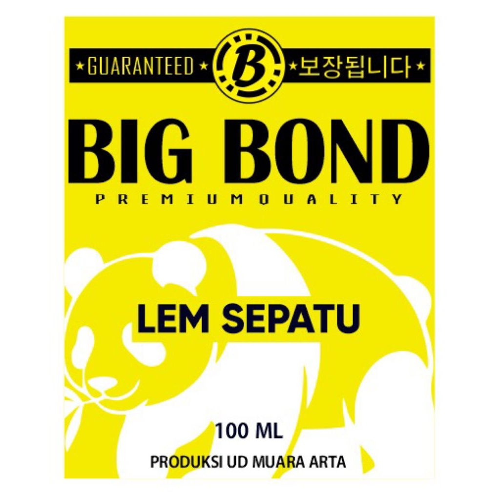 

LEM Sepatu & Sandal BIGBOND Super BENING 100ml