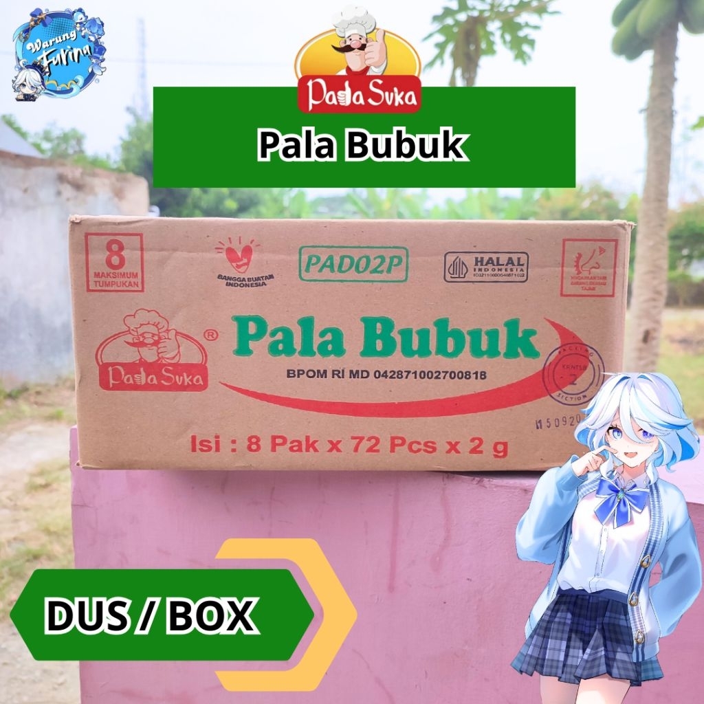 

Padasuka Pala Bubuk Sachet 2gr | Dus/Box