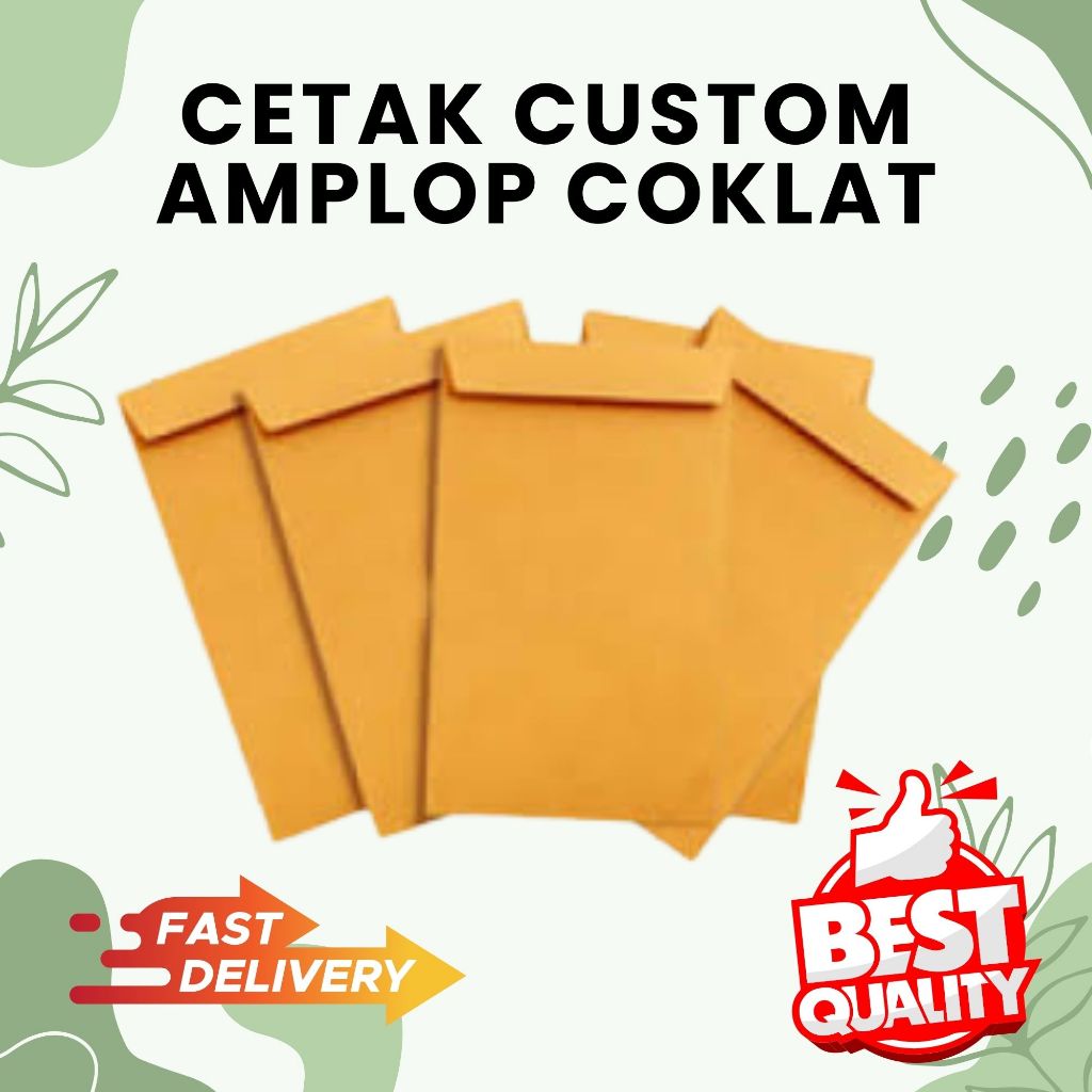 

CETAK CUSTOM AMPLOP COKLAT FOLIO KABINET SEKOLAH | KANTOR | INSTASI | PERUSAHAN | DOKUMEN