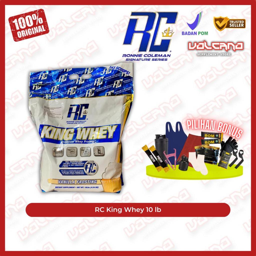 RC King Whey 10 lbs lb Ronnie Coleman Bulk Bulking Amino Protein Powder BPOM