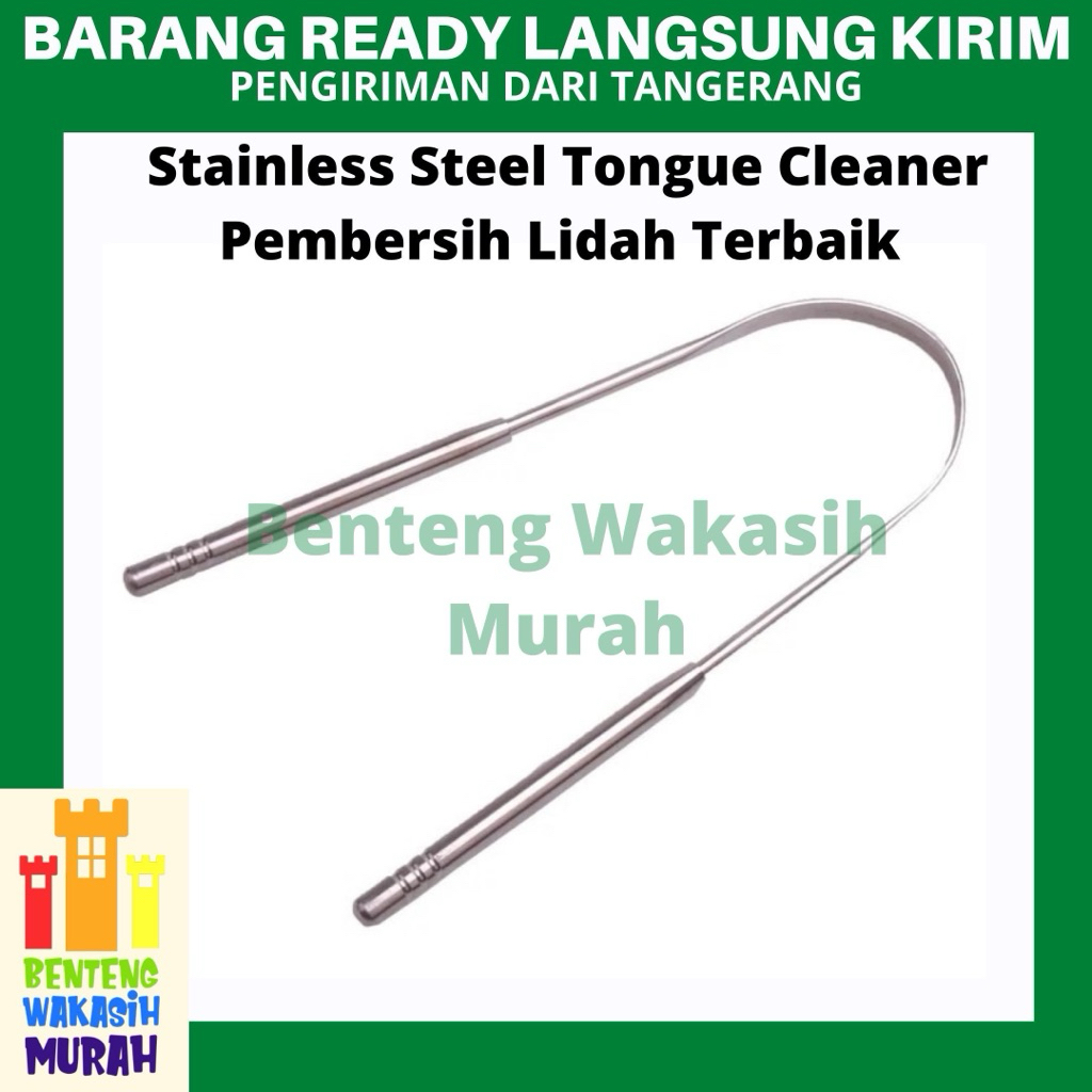 Alat Pembersih Lidah Stainless Steel Tongue Cleaner Scraper Copper